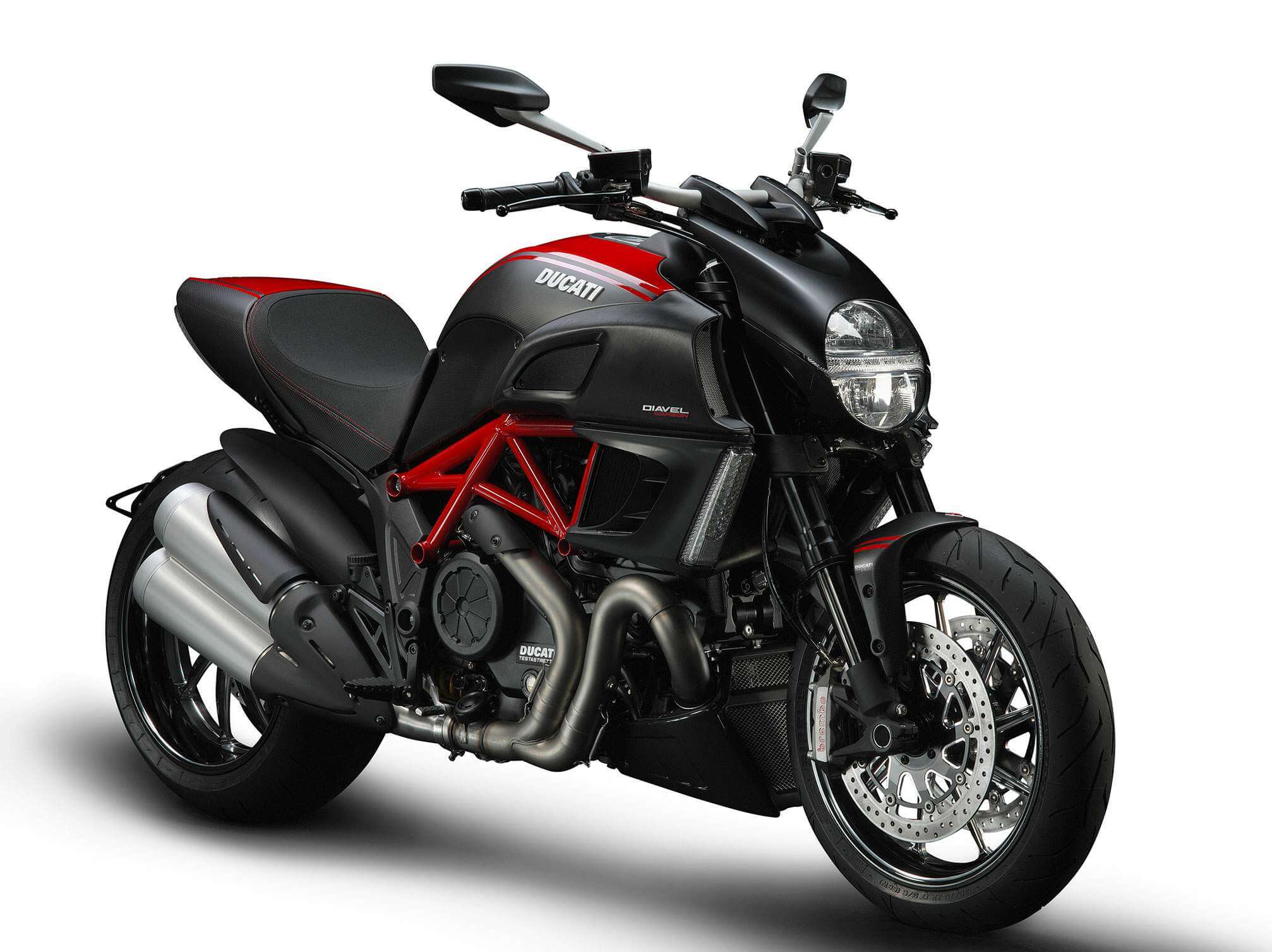 2013 Ducati Diavel 1st Gen Carbon - Stock Image