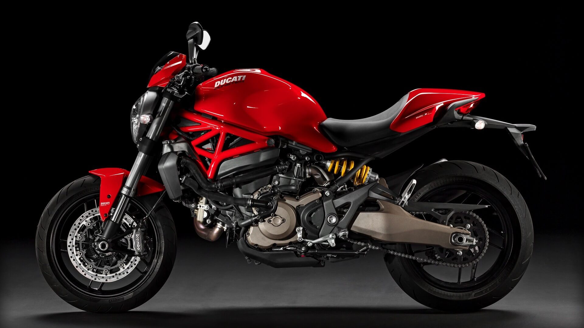 2015-2016 Ducati Monster 821 Stripe-Stock Image
