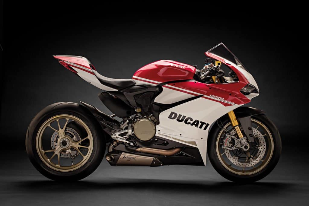 Ducati 1299 Panigale (2014-2019, including S and R) Maintenance Schedule 16 2017 Ducati 1299 Panigale S Anniversario-Stock Image