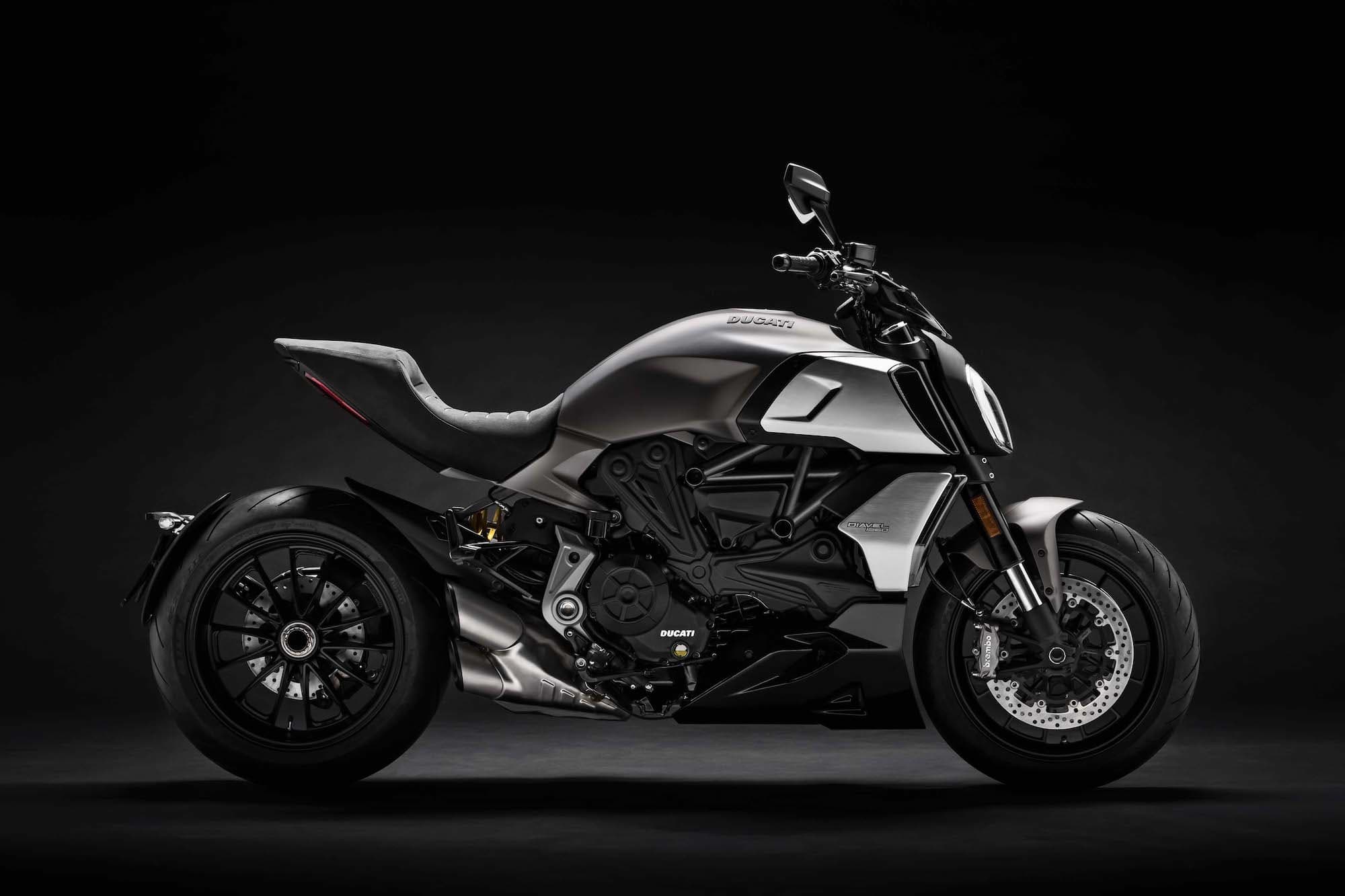 2019-2021 Ducati Diavel 1260 1 RHS studio black background