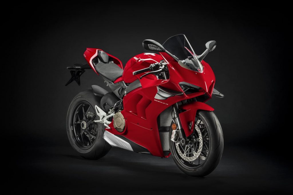 Ducati Panigale V4 (2018-2024, base model) Maintenance Schedule 6 2021 Ducati Panigale V4 base model studio diagonal RHS