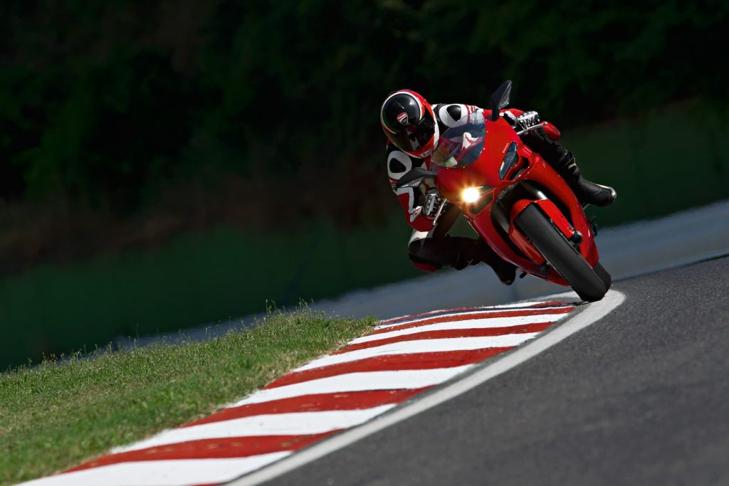 Ducati 1198 on track