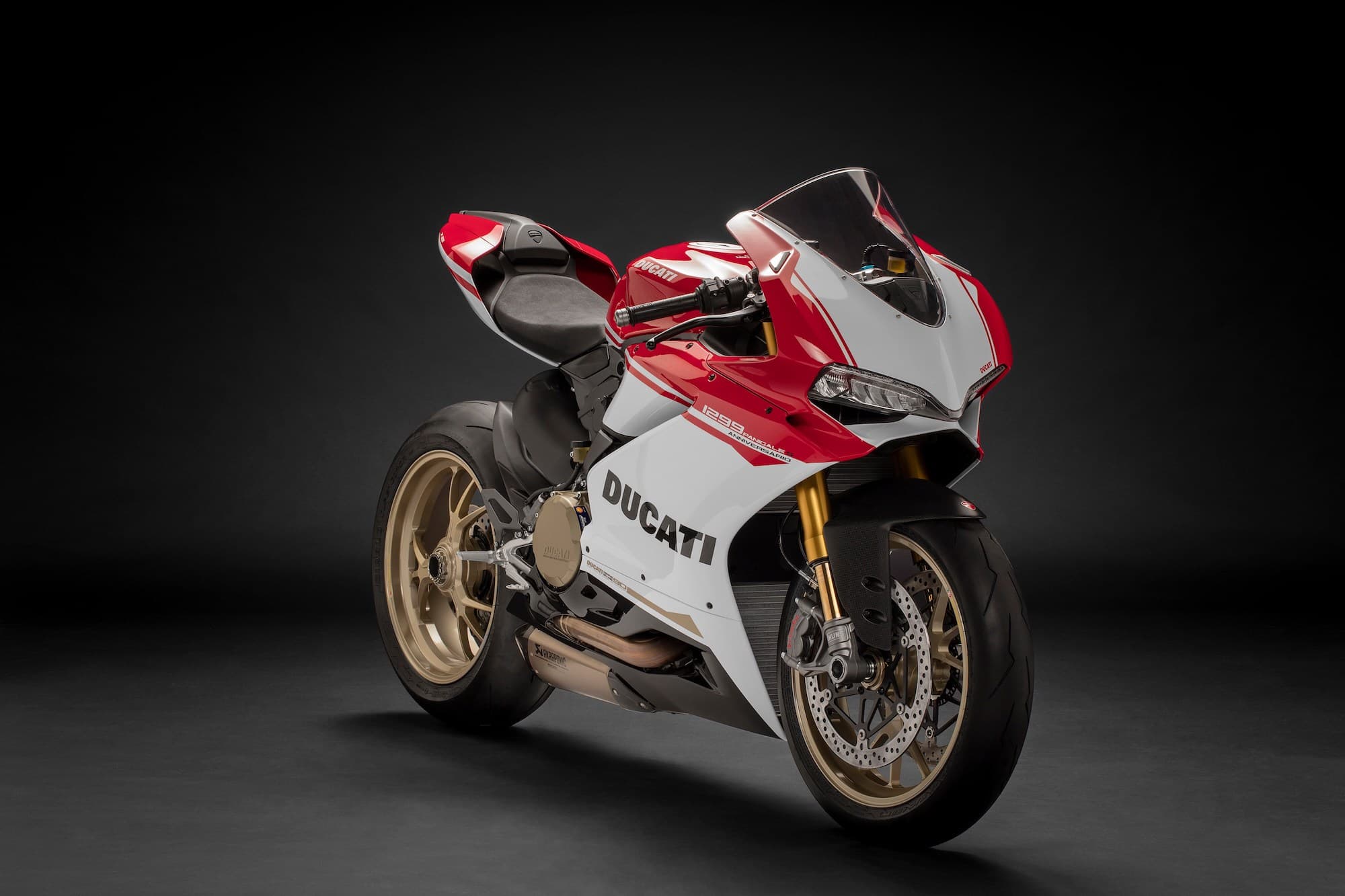 Ducati 1299 Panigale S Anniversario 2017 RHS front studio