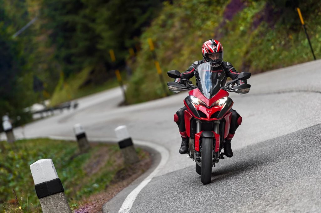 Ducati Multistrada 1200 DVT riding leaned | Ducati Multistrada 1200 DVT (2015-2017) Maintenance Schedule