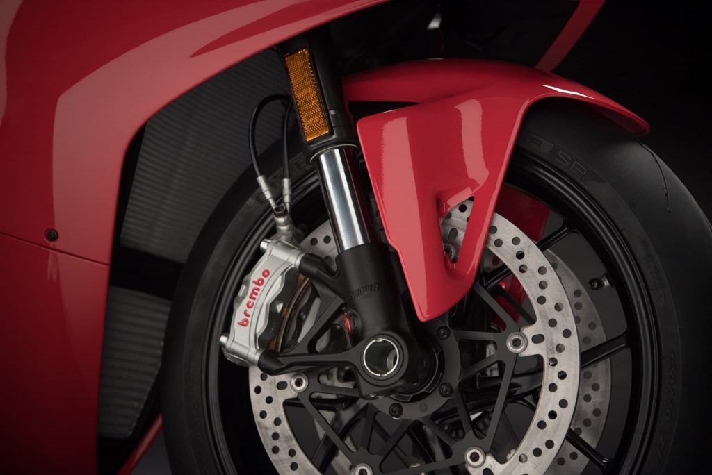 Ducati panigale V4 Brembo brakes and Showa fork