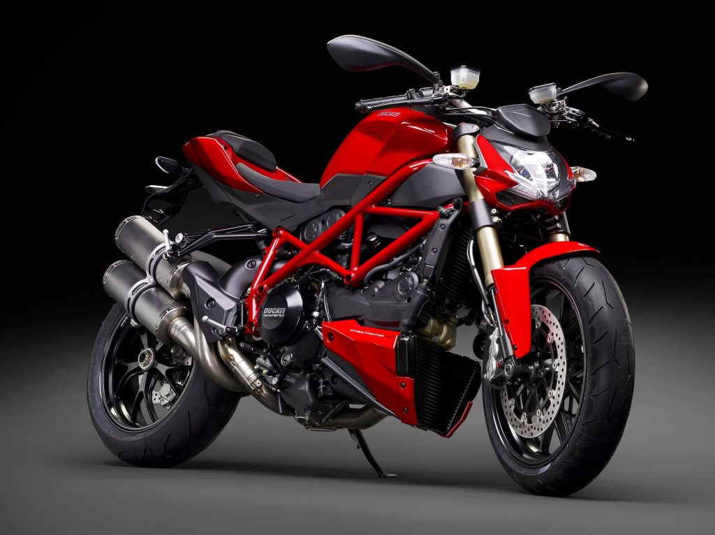 Ducati streetfighter red RHS front red studio