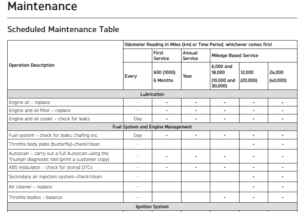 TRIUMPH TIGER 900 MAINTENANCE COST visual data 6