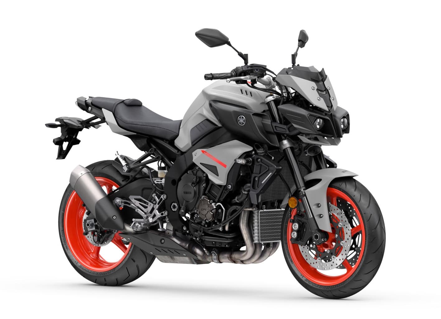 Yamaha MT-10 grey and orange