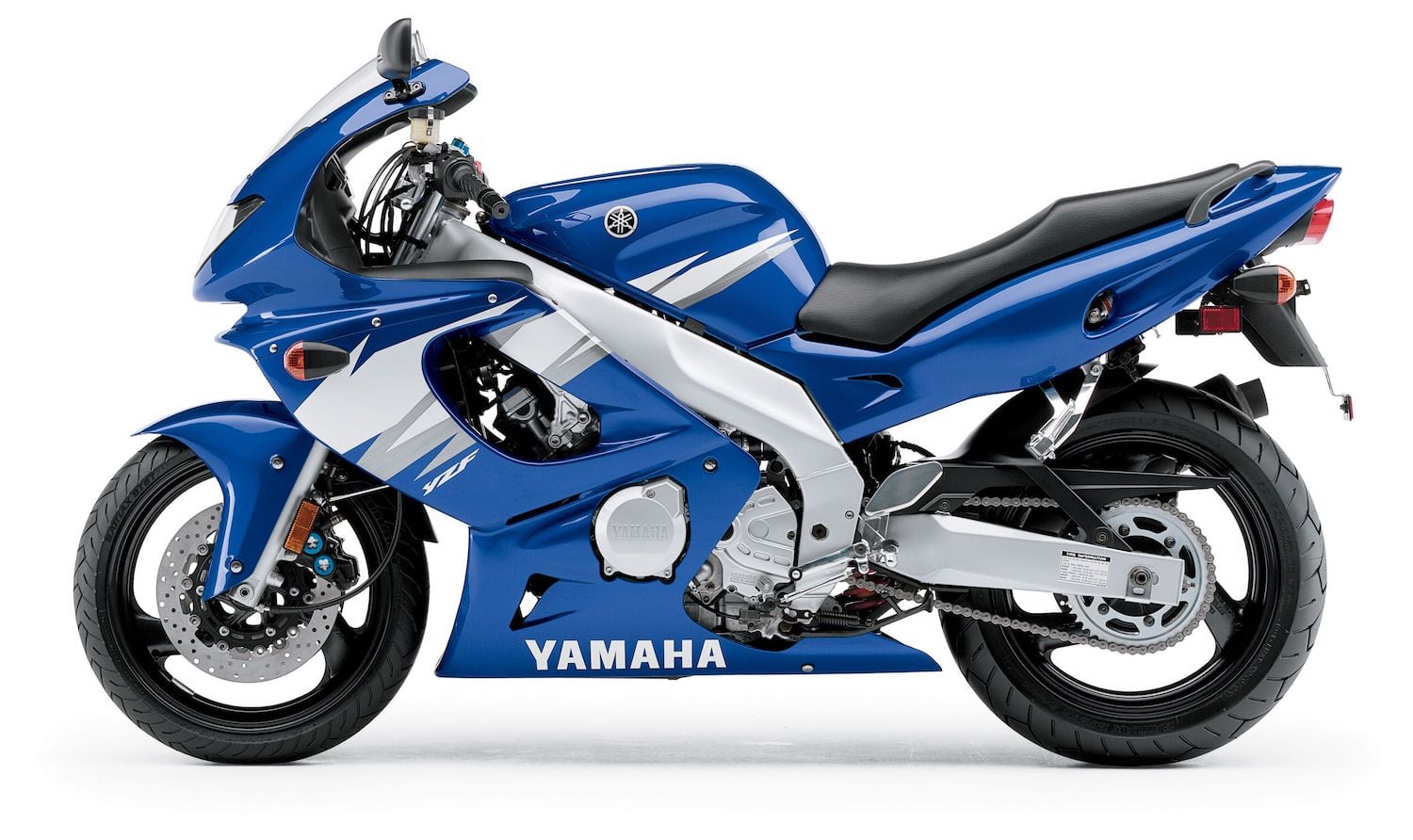 Yamaha YZF600R Thundercat LHS blue studio
