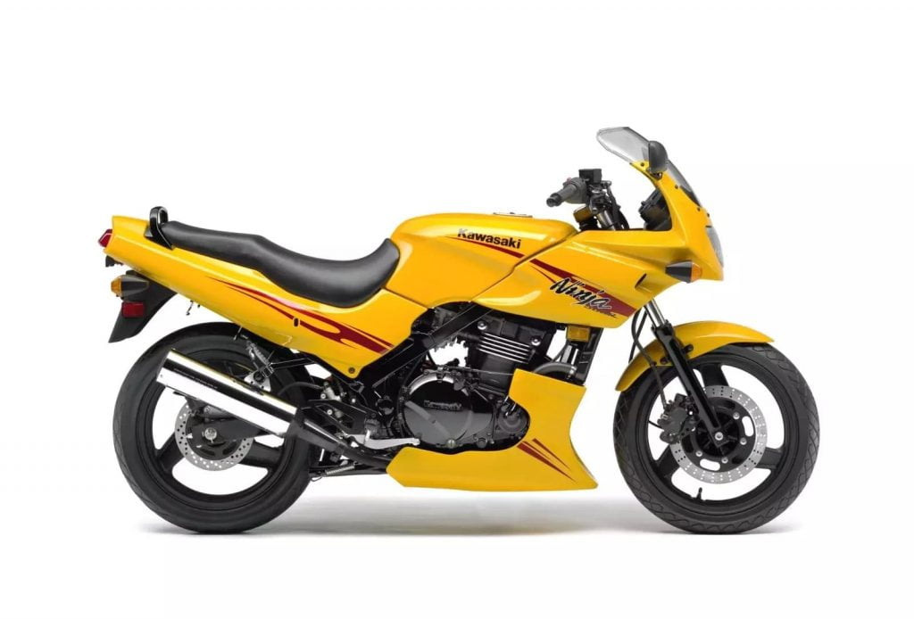 Kawasaki Ninja 500R Yellow RHS
