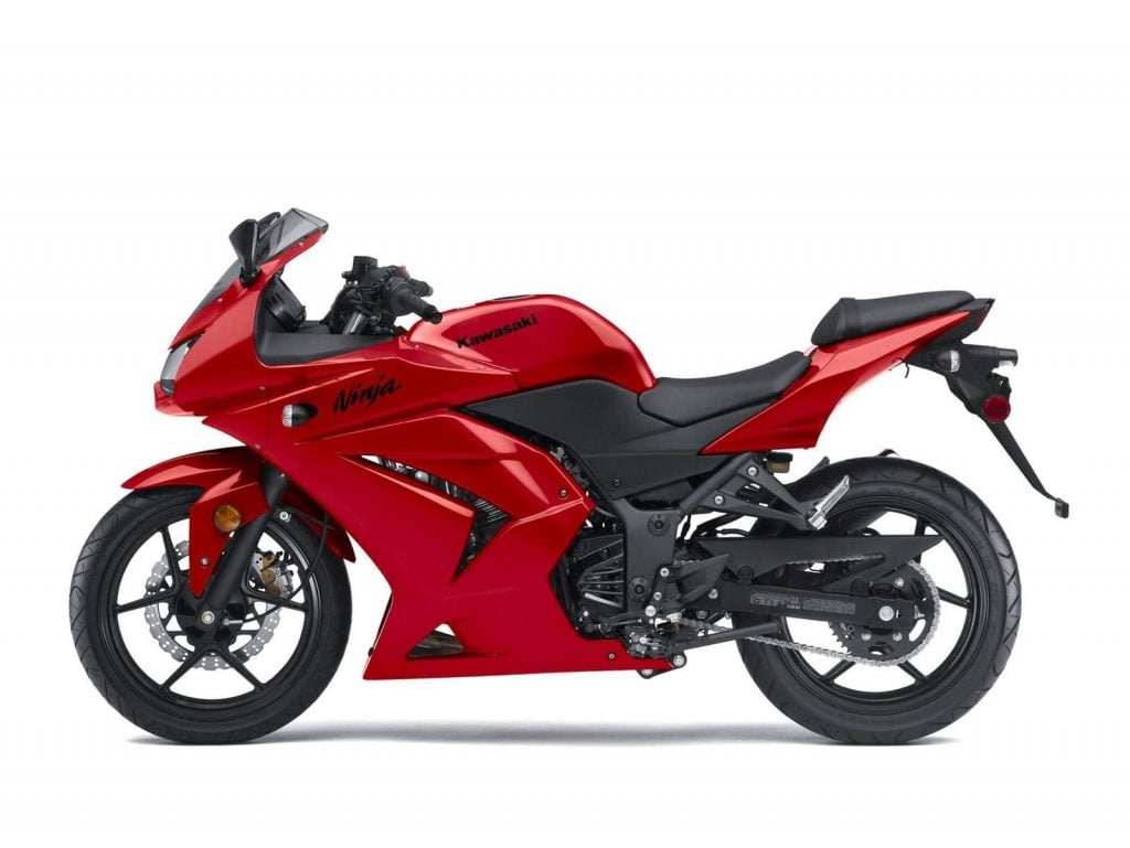 Red Kawasaki Ninja 250 2012