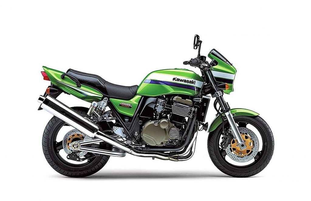 Kawasaki ZRX1100 (1997-2001) Maintenance Schedule and Service Intervals 2 Kawasaki ZRX1100 Green RHS maintenance schedule