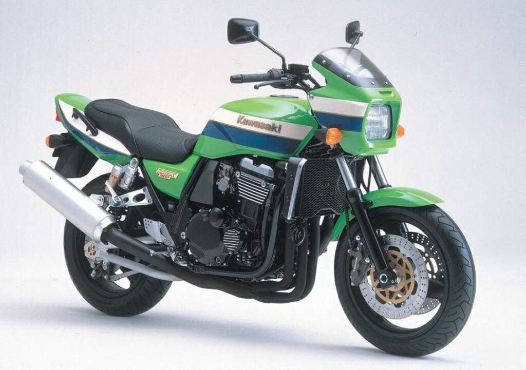 Kawasaki ZRX1100 green rhs 3-4