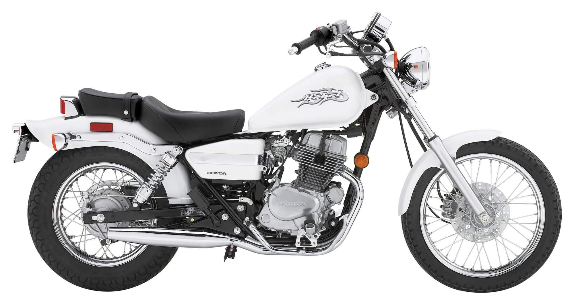 Honda Rebel 250 CMX250 white