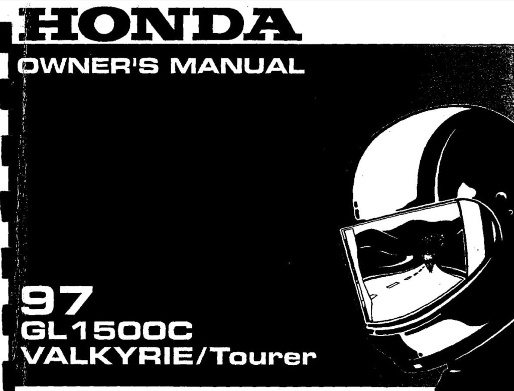 Honda Valkyrie GL1500 maintenance schedule screenshot cover