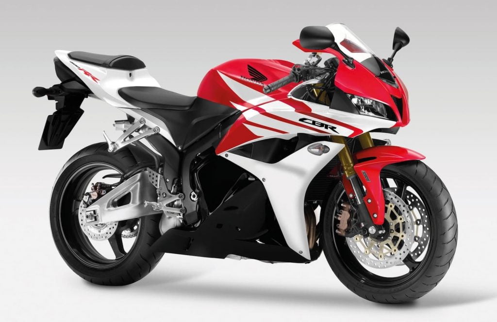 2012 Honda CBR600RR red and white