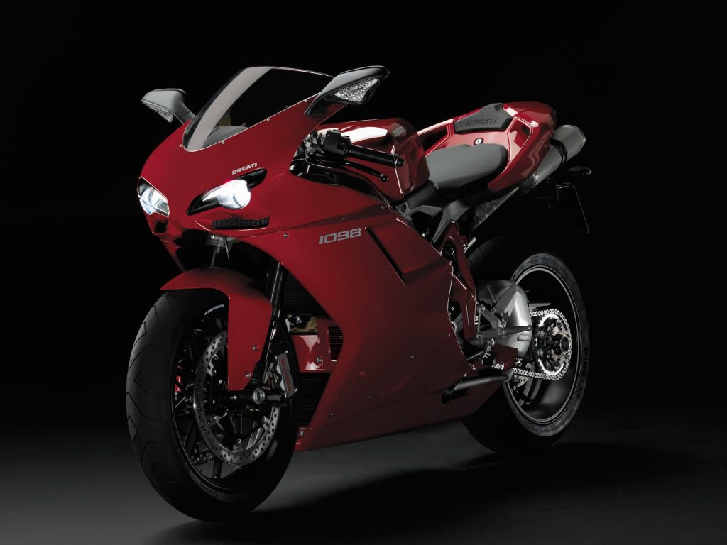 Ducati 1098 Superbike base model studio Red LHS diagonal