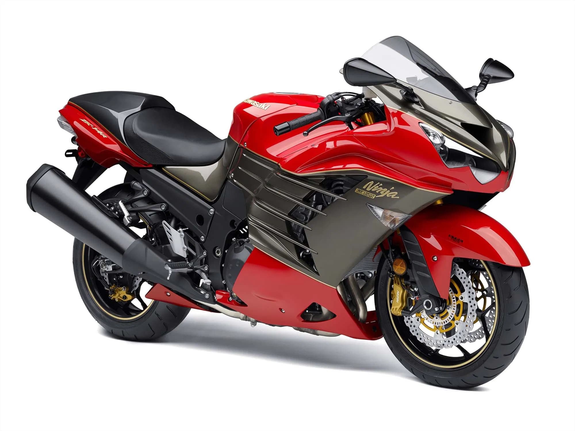 Kawasaki Ninja ZX-14R 30th anniversary red