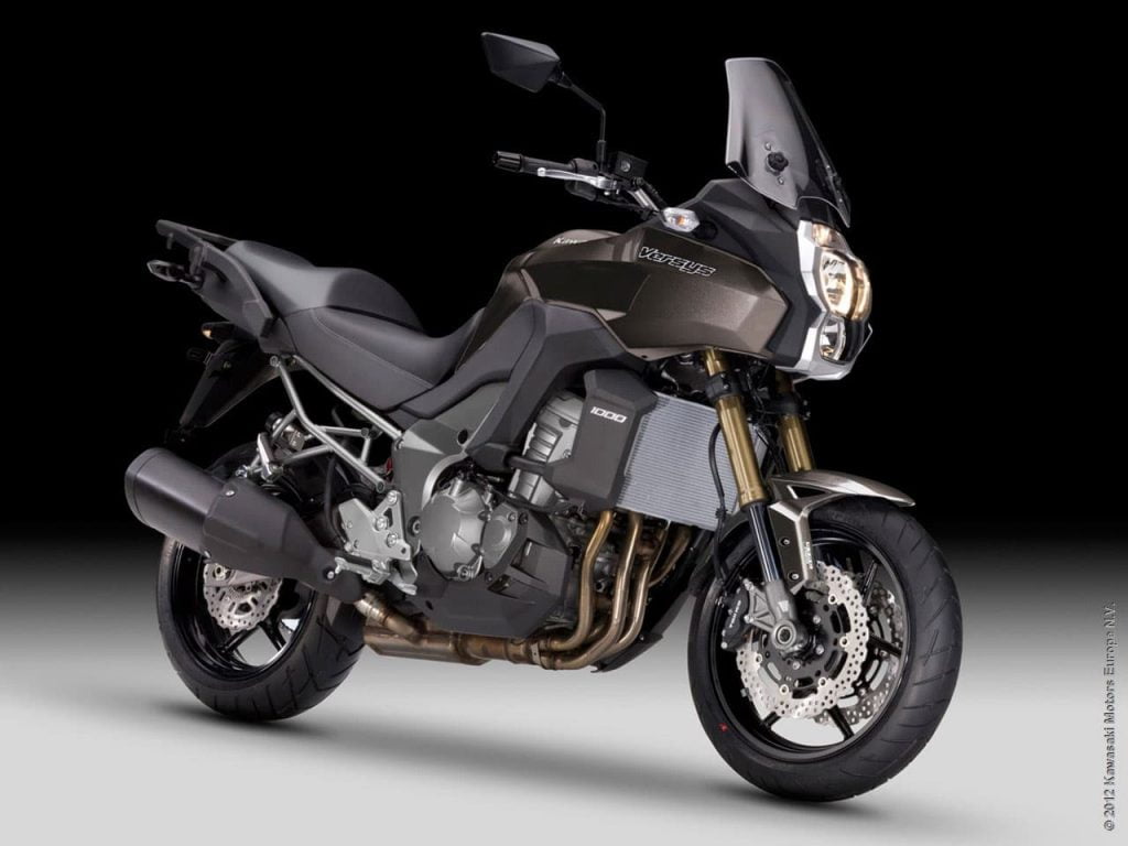 2013 Kawasaki versys 1000 black background