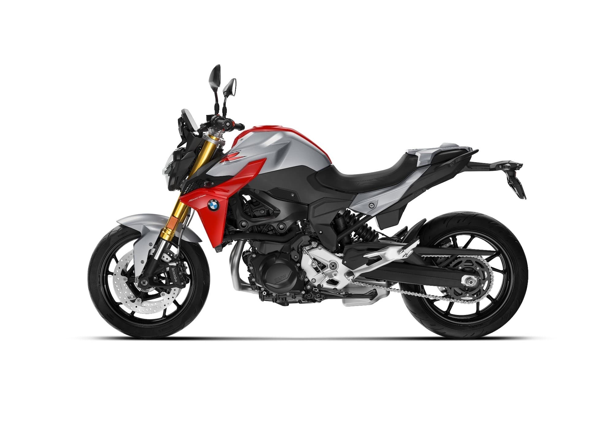 2020 2021 BMW F 900 R studio 5 grey and red lhs