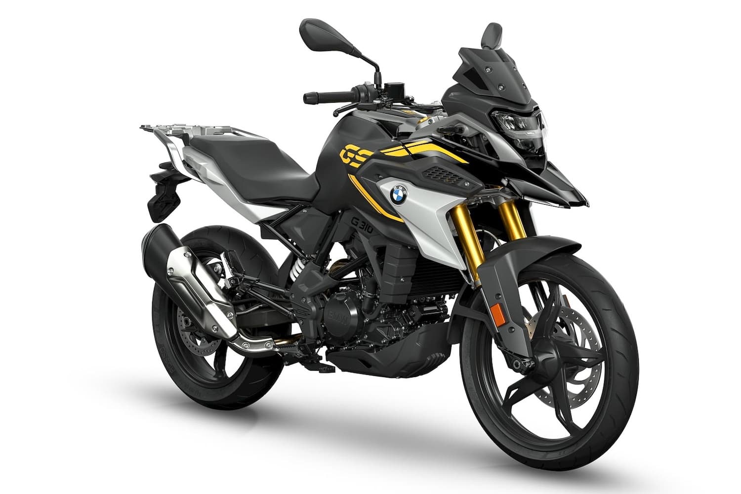 2021 BMW G 310 GS 40 years of GS gold and black, diagonal
