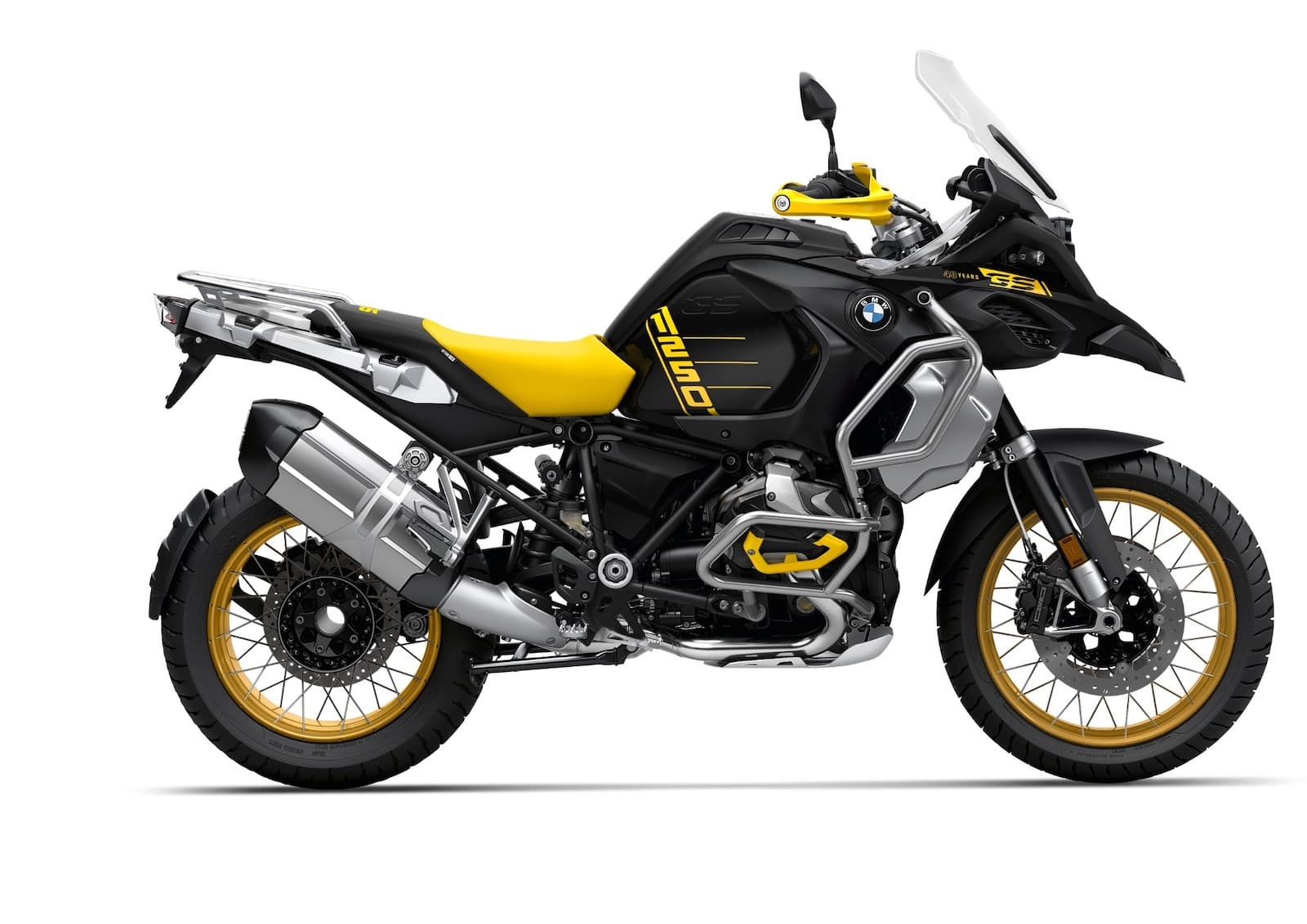 BMW R 1250 GS Adventure LHS yellow and black