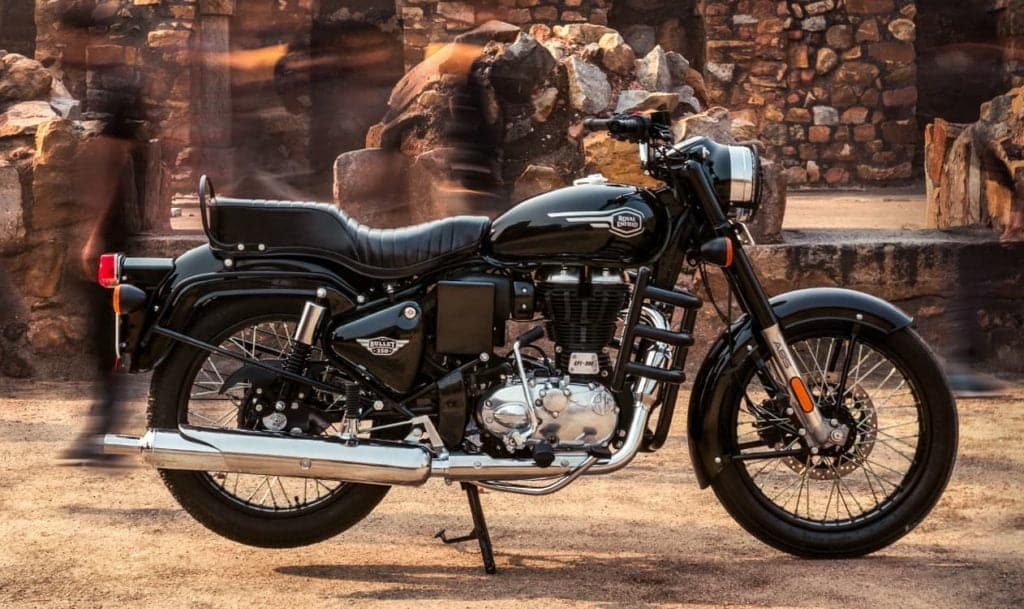 Royal Enfield Bullet 350 EFI in crowded market