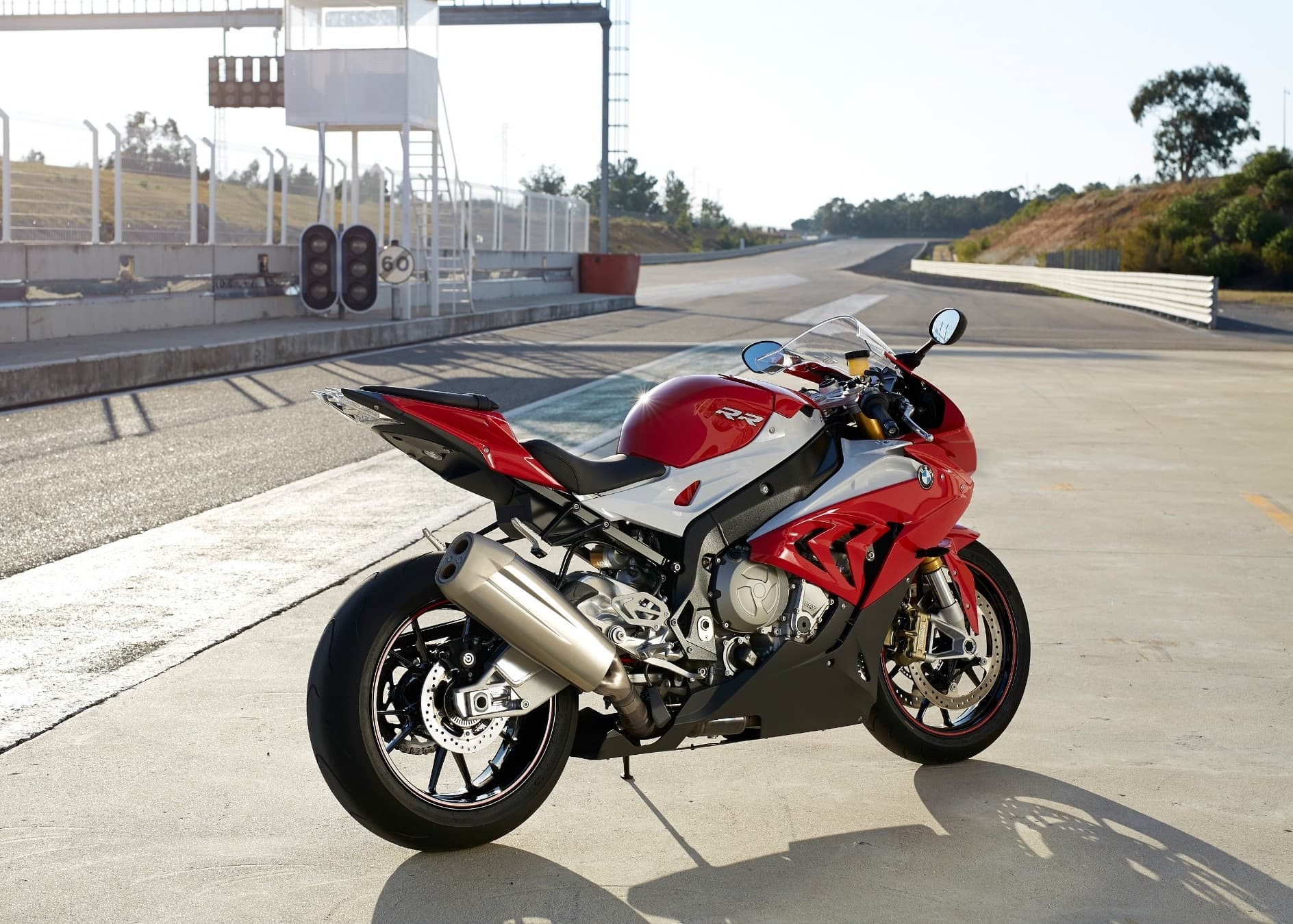 2015 2016 BMW S 1000RR Red at track