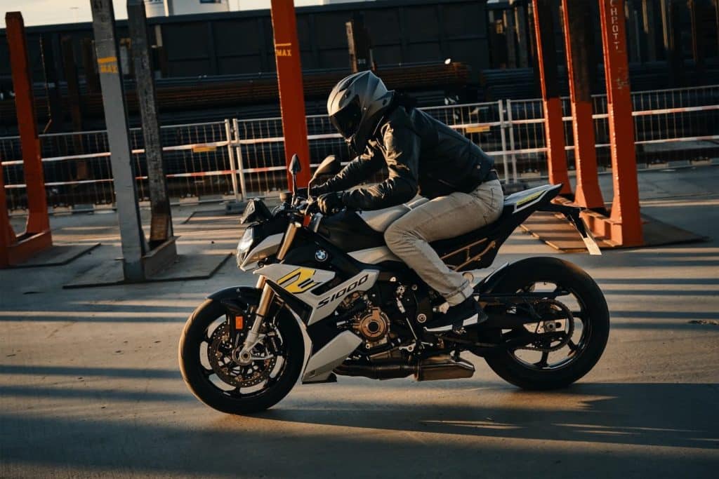 2021 2022 BMW S 1000 R 1 RHS parked hockenheim silver