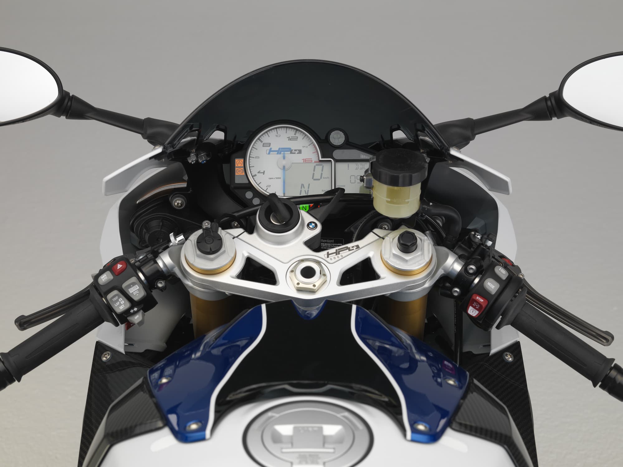 BMW HP4 studio gauge cluster clocks controls | BMW HP4 (2012-2013) Complete Maintenance Schedule