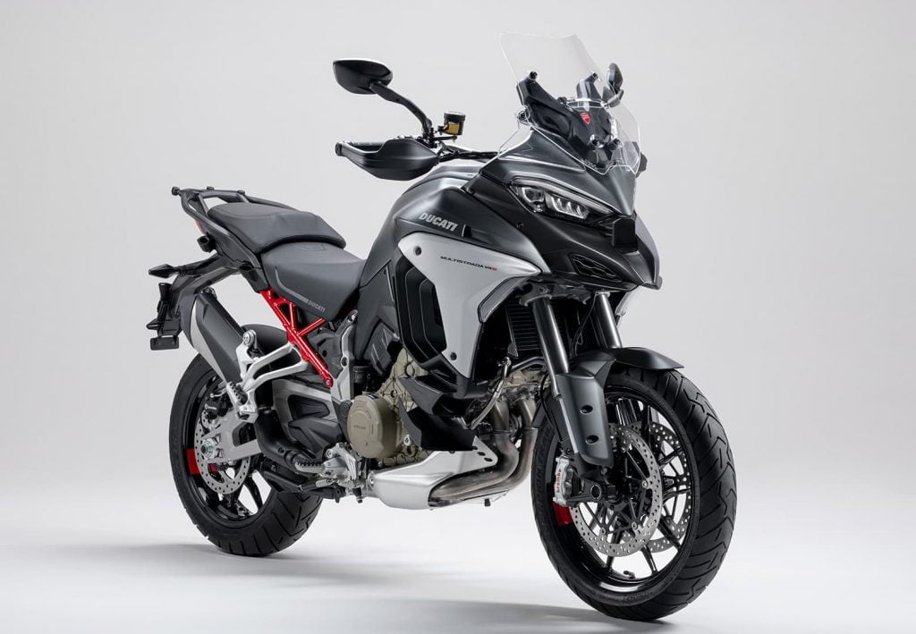 Grey Ducati Multistrada V4 2022