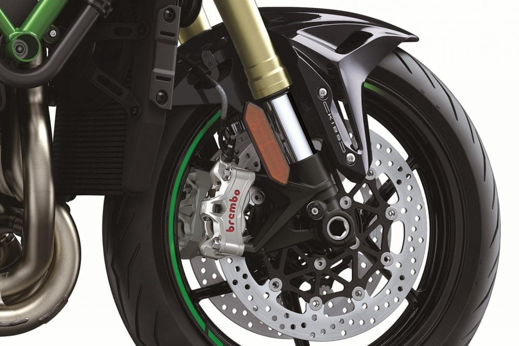 Kawasaki Z H2 SE suspension and brakes