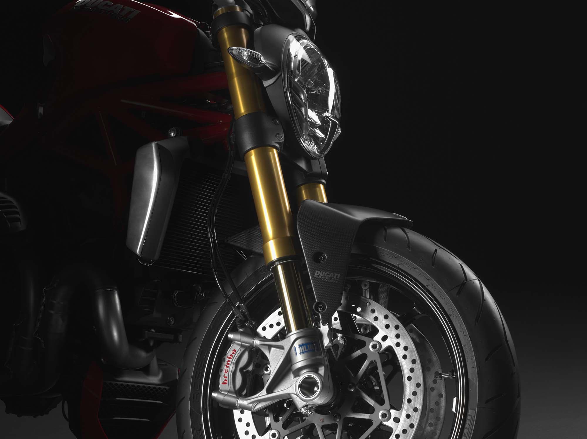 2014-2016 Ducati Monster 1200 S studio Ohlins suspension and Brembo brakes
