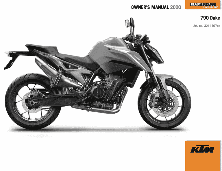KTM 790 Duke (20182020) Maintenance Schedule