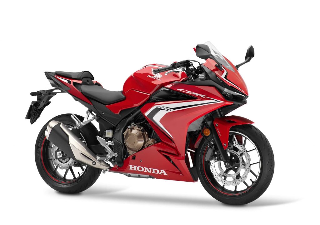 2019-2021 Honda CBR500R Red RHS diagonal studio