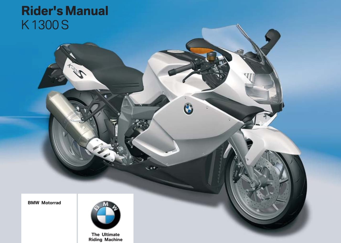 BMW K 1300 S riders manual screenshot