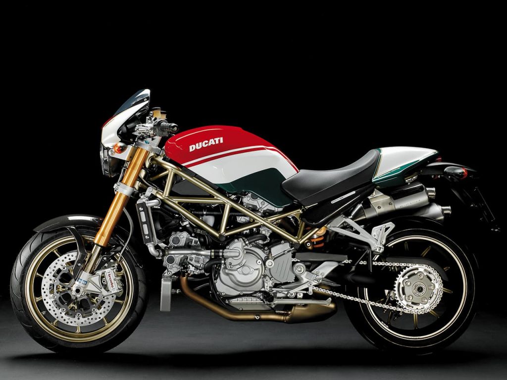 Ducati Monster S4Rs Tricolore LHS studio