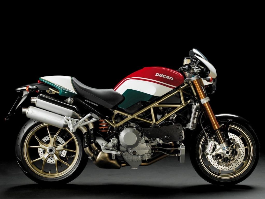Ducati Monster S4Rs Tricolore RHS studio