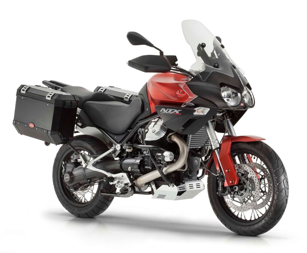 Moto Guzzi Stelvio 1200 8V (2011-2016) Maintenance Schedule and Service Intervals 10 Moto Guzzi Stelvio 1200 8V NTX red diagonal studio