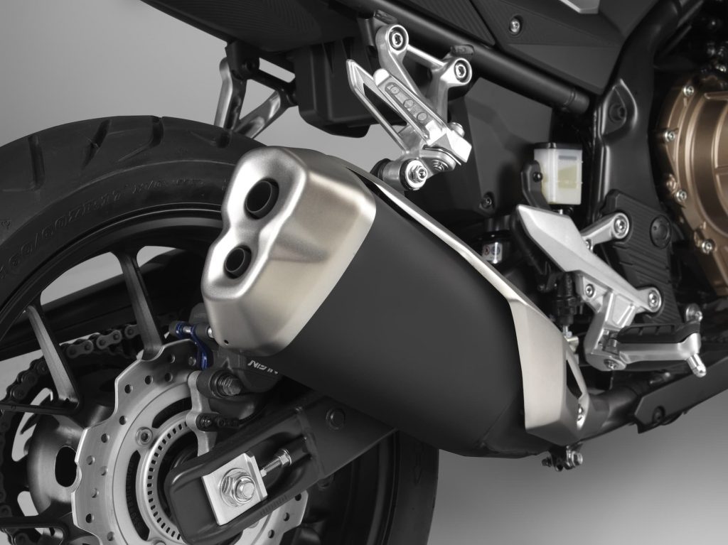 2019 Honda CB500F exhaust