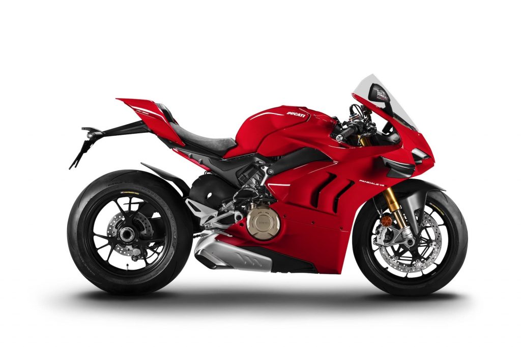 Ducati Panigale V4 S (2018-2024) Maintenance Schedule 1 2020 2021 Ducati Panigale V4 S RHS studio image white background