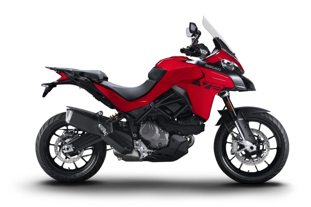 Ducati Multistrada V2 and V2 S (2021-2024) Maintenance Schedule 8 2022 Ducati Multistrada V2 red RHS studio