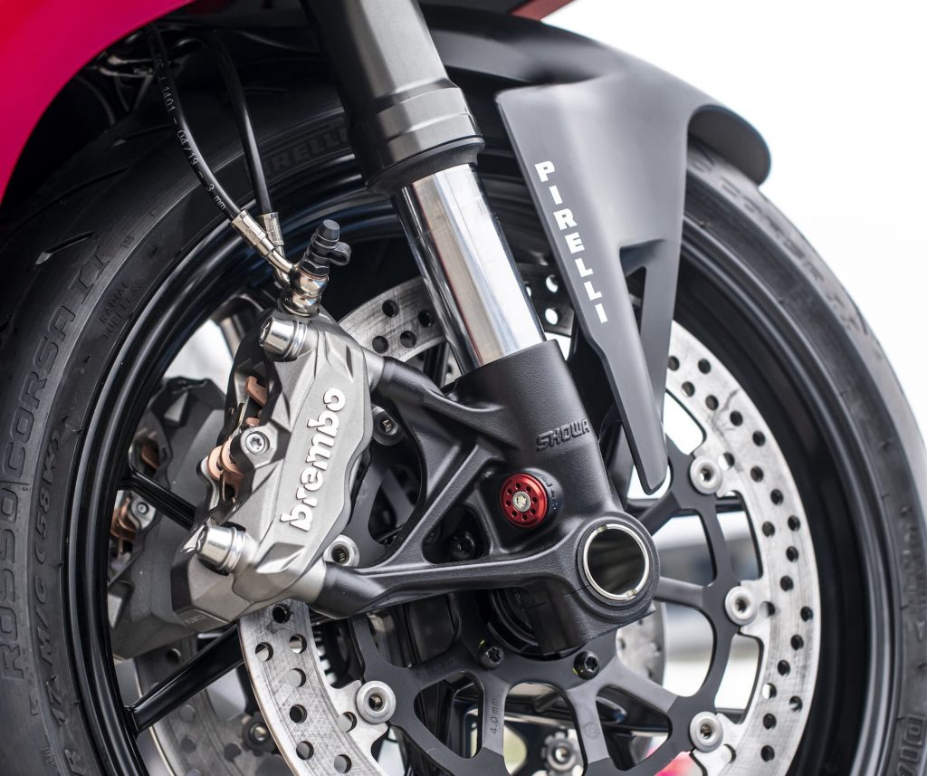 Ducati Panigale V2 brakes suspension