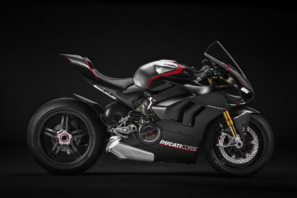 Ducati Panigale V4 SP Studio black background RHS