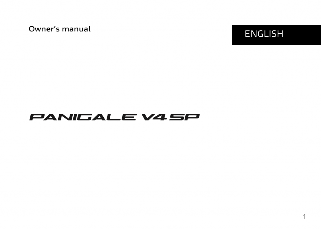 Ducati Panigale V4 SP maintenance schedule screenshot 1