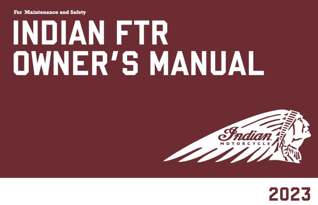 Indian FTR 2023 manual screenshot 1