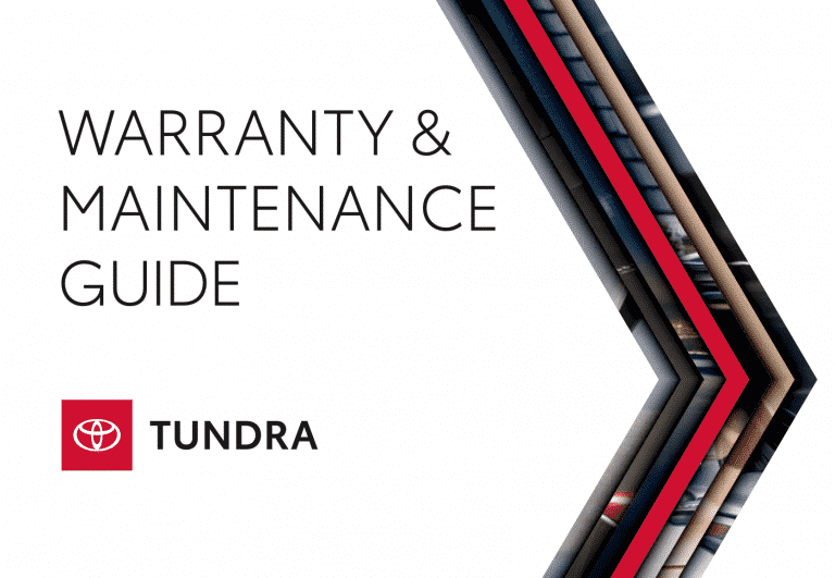 2013 TOYOTA TUNDRA MAINTENANCE SCHEDULE PDF visual data 7