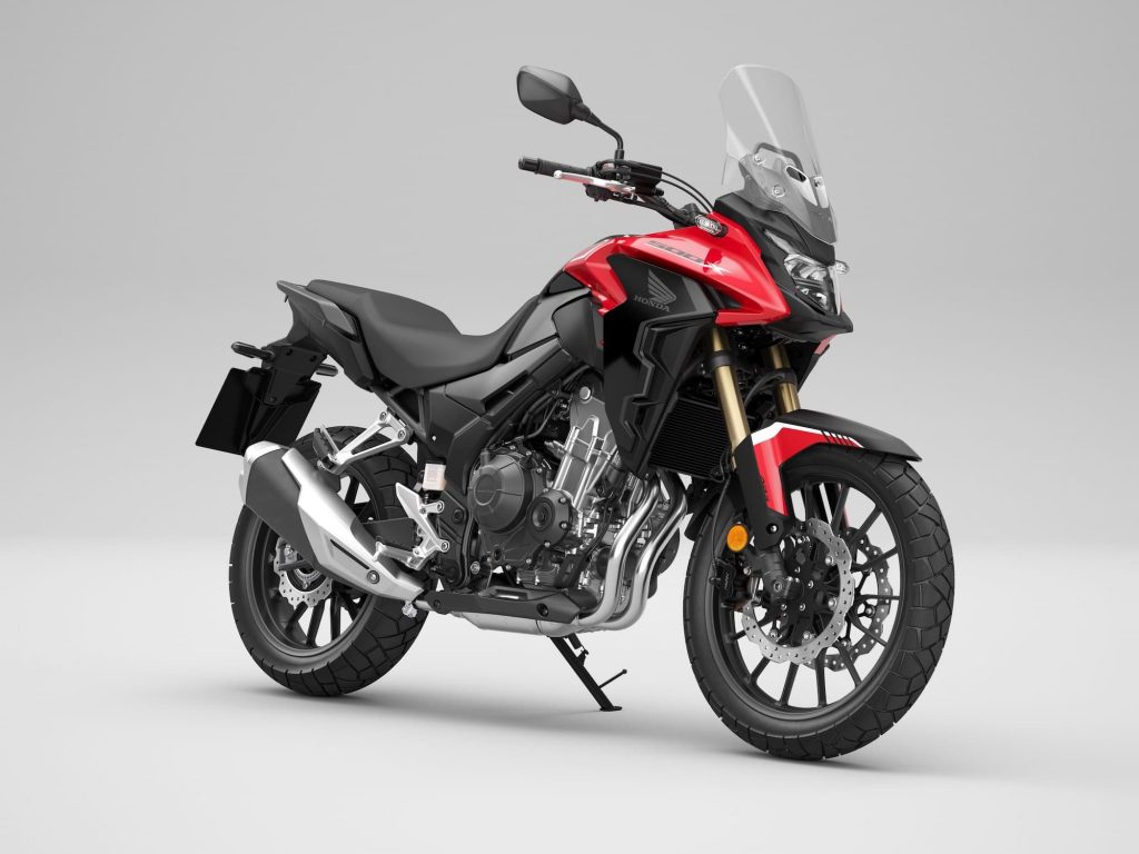 2022 Honda CB500X Studio red right 3-4