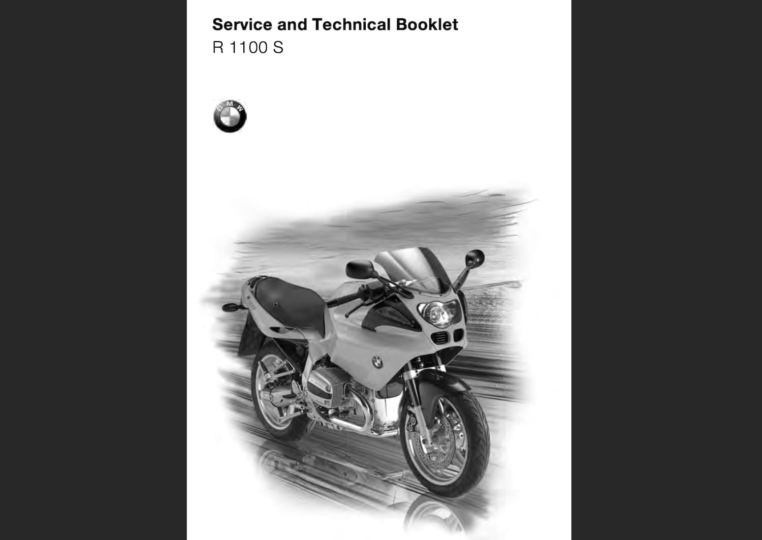 BMW R 1100 S Service and Technical Booklet screenshot 1
