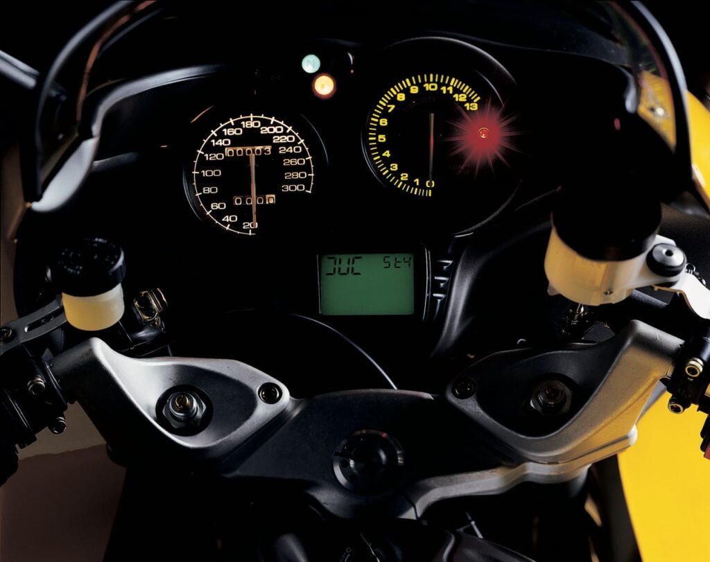 Ducati ST4 instrument panel and controls